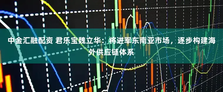 中金汇融配资 君乐宝魏立华：将进军东南亚市场，逐步构建海外供应链体系